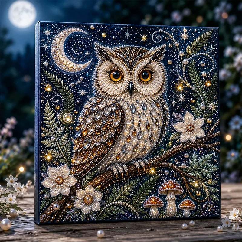🏆 Last Day Special Price £9.98🦉💛 Highland Cow Pearl Art DIY Kit – Relaxing DIY Craft to Create Stunning Coastal Artwork (📦Buy 4 Free Shipping)