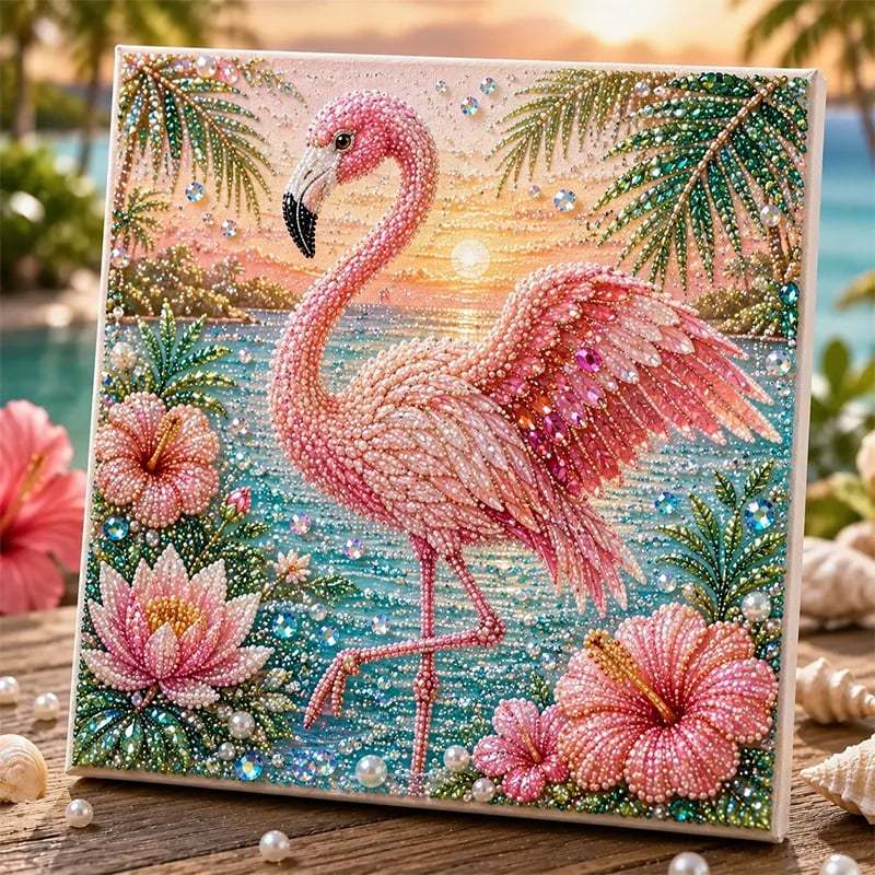 🏆 Last Day Special Price £9.98🦉💛 Highland Cow Pearl Art DIY Kit – Relaxing DIY Craft to Create Stunning Coastal Artwork (📦Buy 4 Free Shipping)
