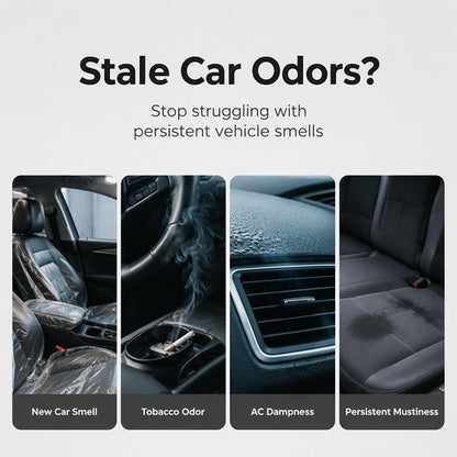 ⏰🎉Limited-time Offer: 50% OFF!🎉—Long Lasting Car Perfume, Mild Natural Fragrance Auto Air Freshener, Effective Odor Eliminator, Compact Decorative Car Scent for Dashboard