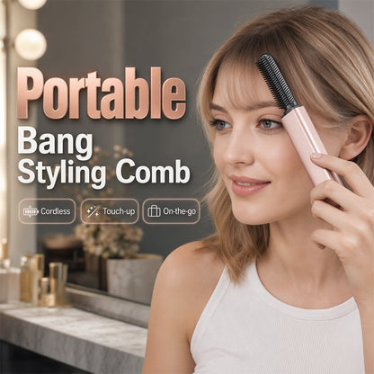 ⏳🔥Limited Offer 50% OFF✨Portable Wireless Mini Hair Styler with Comb – More Volume & A Naturally Full Look