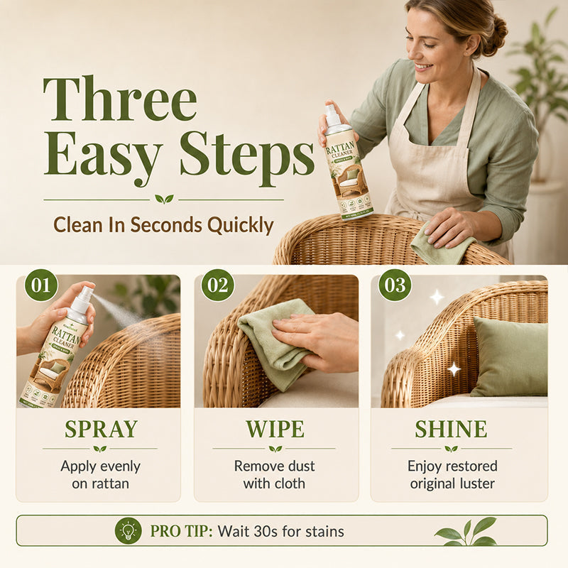 Powerful Rattan Cleaner & Polish Spray