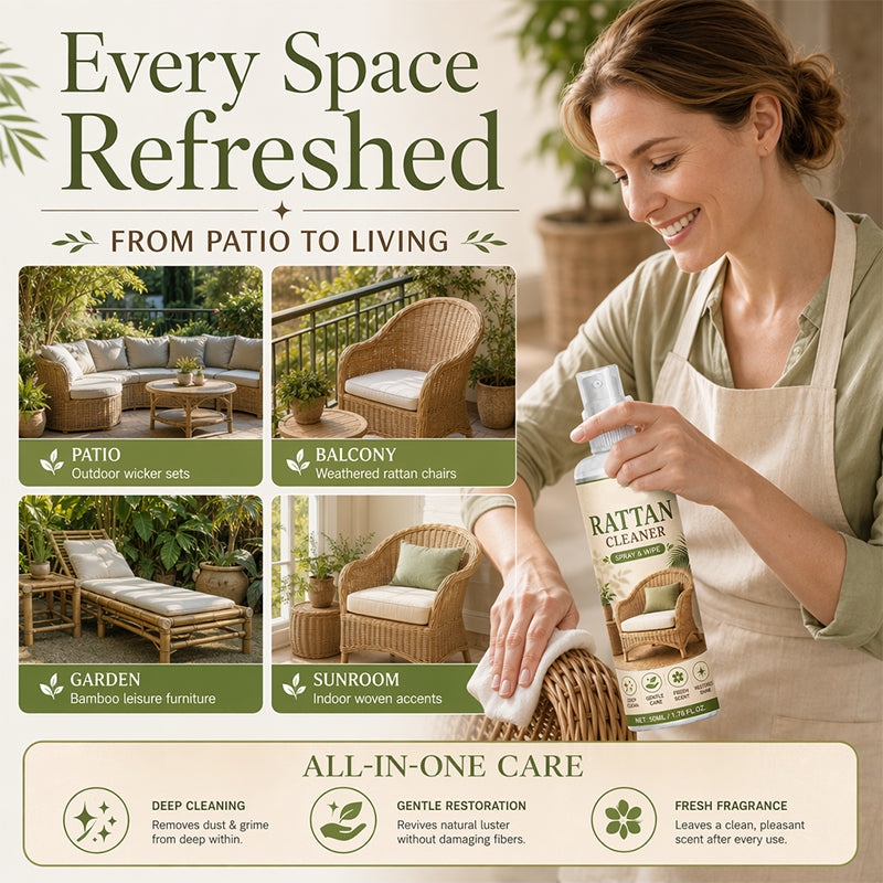 Powerful Rattan Cleaner & Polish Spray