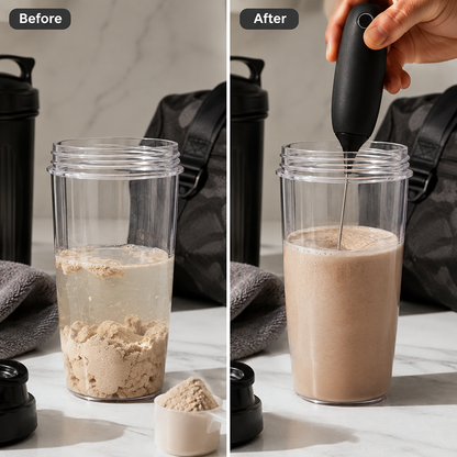 Handheld Electric Milk Frother and Coffee Stirrer