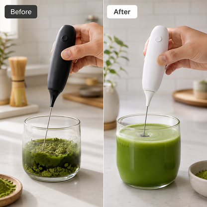 Handheld Electric Milk Frother and Coffee Stirrer