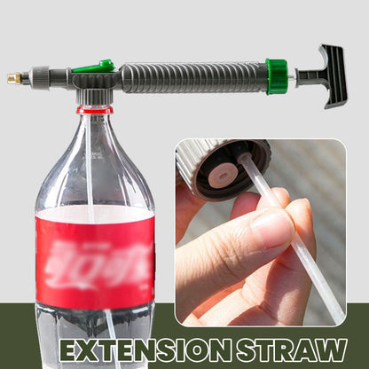 Manual Drink Bottle Sprayer with Adjustable Nozzle