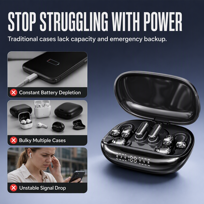 6-in-1 Wireless Sleep Earbuds with Charging Case
