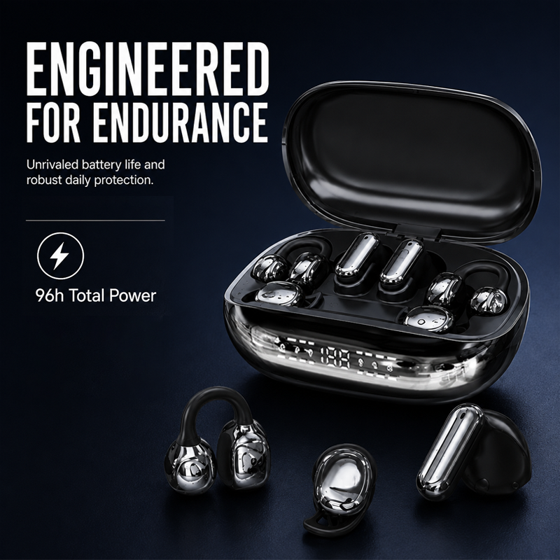 6-in-1 Wireless Sleep Earbuds with Charging Case