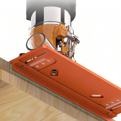 📢📢50% OFF !! ⏰Aluminum Alloy Wood Router Slotting Bracket Guide Tool