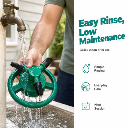 360° Rotating Lawn Sprinkler