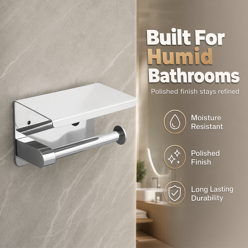 Wall Mounted Stainless Steel Toilet Paper Holder