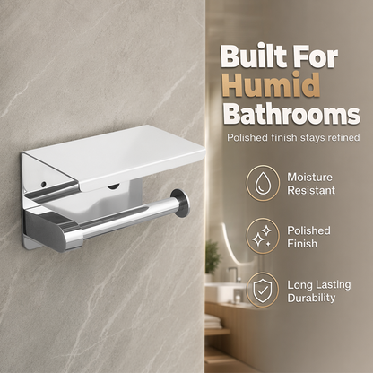 Wall Mounted Stainless Steel Toilet Paper Holder