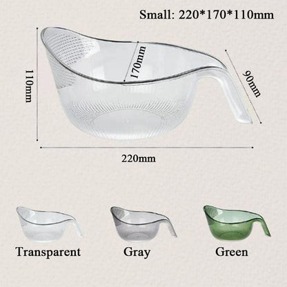🥳HOT SALE🥳💞50K+ SOLD! Rice Washing Bowl – From £7.99! Dual-function, fine mesh & ergonomic handle. Washes & drains perfectly – grab yours! ✅