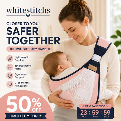 ⏰ LIMITED TIME 50% OFF! 🔥Lightweight Baby Carriers